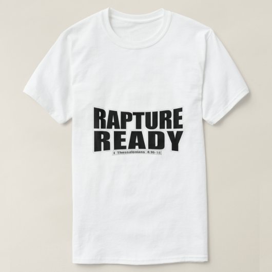 T-shirt Rapidité Prêt Évangile Chrétien Bible Écriture Te (Design devant)
