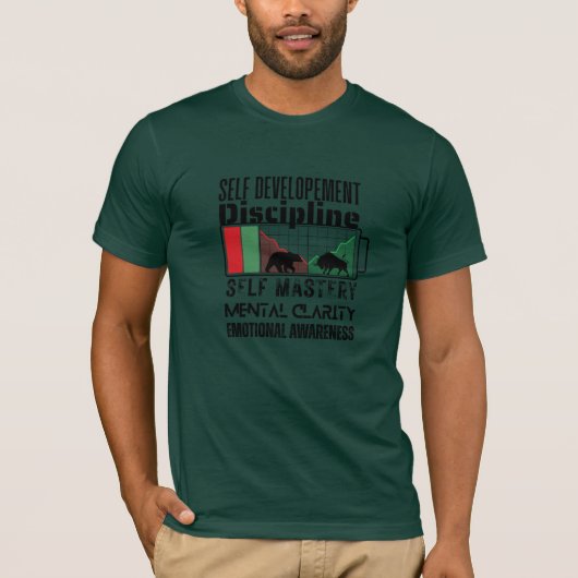 T-shirt Rappel et motivation | État d'esprit Forex (Devant)