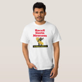 T-shirt Rappel unilatéral Gavin Newsom (Devant entier)