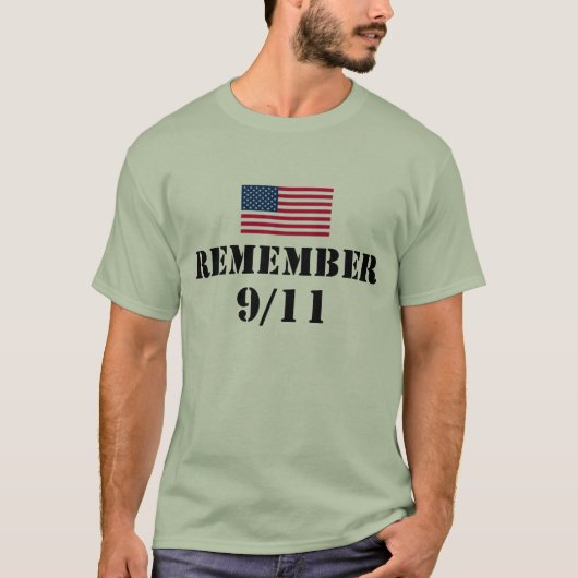 T-shirt Rappelez-vous 9/11 (Devant)