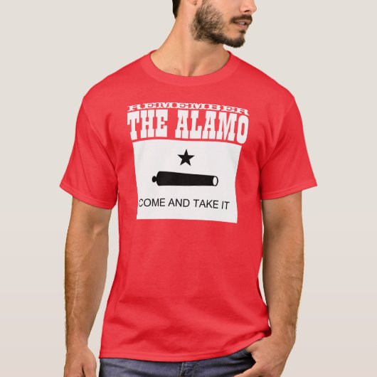 T-shirt Rappelez-vous Alamo (Devant)