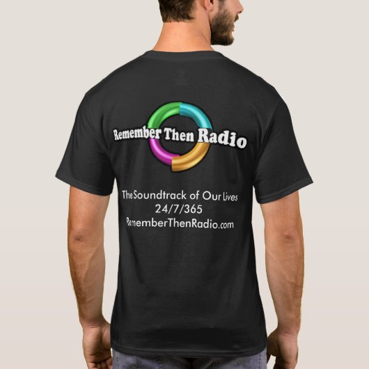 T-shirt Rappelez-vous alors la pièce en t par radio (Dos)