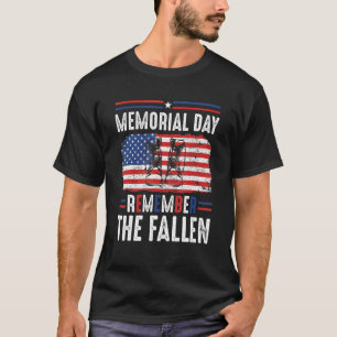 T-shirt Rappelez-vous Fallen Heroes Poppy Memorial Day Vét