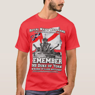 T-shirt RAPPELEZ-VOUS HMS Prince of Wales Battleship