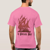 T-shirt Rappelez-vous la baie de pirate… Piratebay.org (Dos)