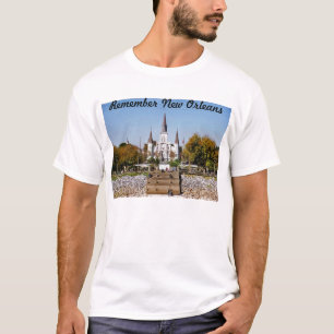 T-shirt Rappelez-vous la cathédrale de la Nouvelle-Orléans