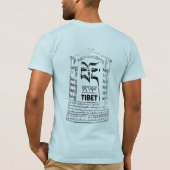 T-shirt Rappelez-vous la chemise du Thibet - THIBET LIBRE (Dos)