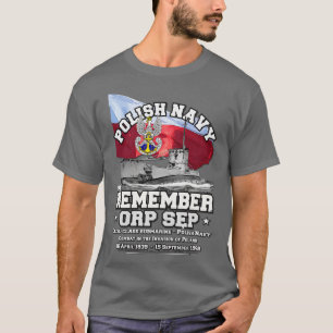 T-shirt RAPPELEZ-VOUS ORP Sep Marine Polonaise Sous-marin