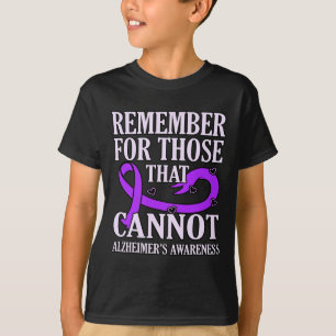 T-shirt Rappelez-vous pour ceux qui ne peuvent pas être at