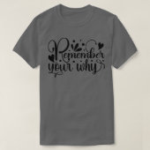T-shirt Rappelez-vous pourquoi (Design devant)