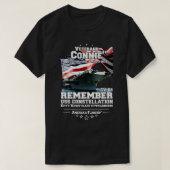 T-shirt RAPPELEZ-VOUS USS Constellation CV64 Anciens comba (Design devant)