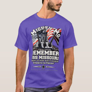 T-shirt RAPPELEZ-VOUS USS Missouri BB63 Vétérans de la mar