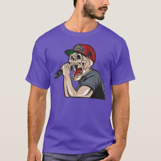 T-shirt Rapper Skeleton Rapper