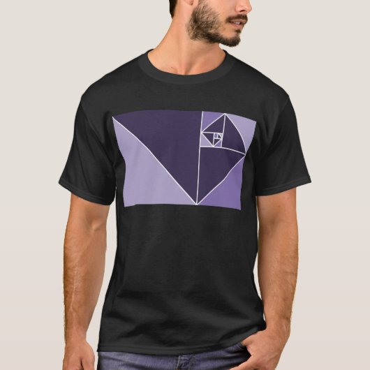 T-shirt Rapport d'or (pourpre) (Devant)