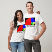 T-shirt Rapport d'or, spirale de Fibonacci (Unisexe)