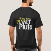 T-shirt Rapportez la planète Pluton (Dos)