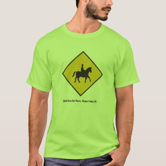 T-shirt rapportez pour des chevaux, chevaux de Fino de (Devant)