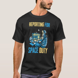 T-shirt Rapports D'Astronaute Pour L'Espace Spatial