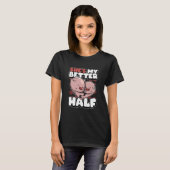 T-shirt Rapprocher Deux Cochons Chaussures Mon Mieux (Devant entier)