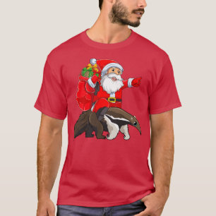T-shirt Rapprocher Famille Drôle Père Noël équitation Ante