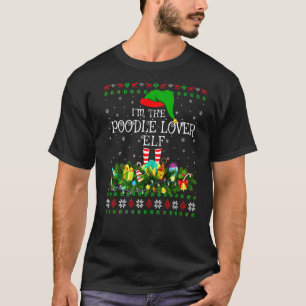 T-shirt Rapprocher la famille laid Je suis le caniche Elf