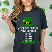 T-shirt Rapprocher la Saint Patrick la plus probable à