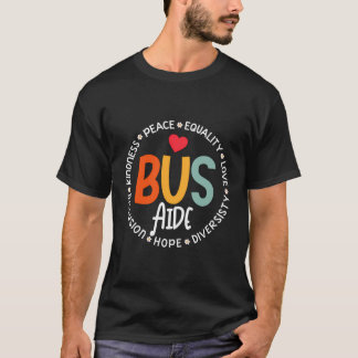 T-shirt Rapprocher L'Escouade De L'Aide D'Autobus Pour Le