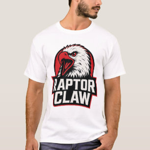 T-shirt Raptor Claw - Emblème de prédateur de la force