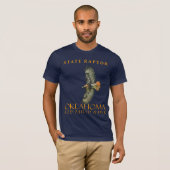 T-shirt Raptor du Territoire de l'Oklahoma La Buse à queue (Devant entier)