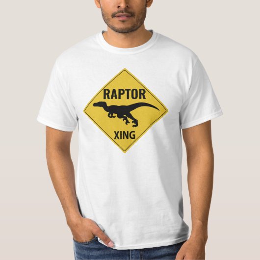 T-shirt Raptor XING (texte personnalisé) (Devant)