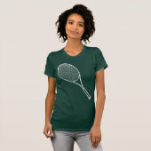 T-shirt Raquette de tennis (Devant entier)