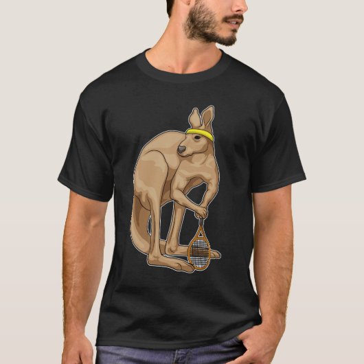 T-shirt Raquette de tennis de Kangaroo (Devant)