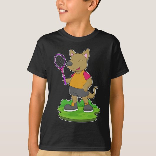 T-shirt Raquette de tennis de Kangaroo (Devant)