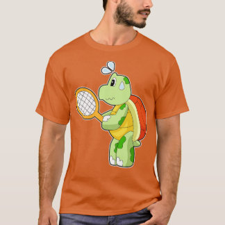 T-shirt Raquette de tennis de tortue