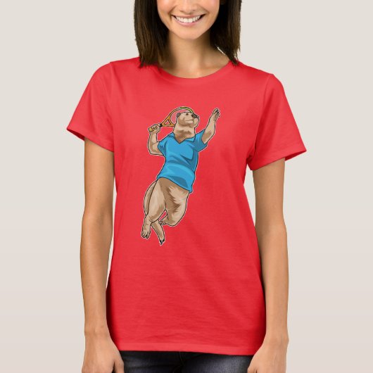 T-shirt Raquette de tennis d'Otter (Devant)