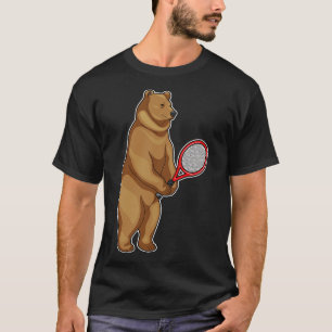 T-shirt Raquette de tennis ours 2