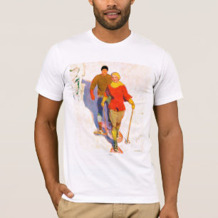 T-shirt Raquettes de port de couples par McClelland