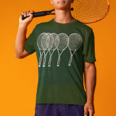 T-shirt raquettes de tennis