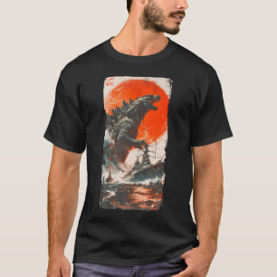 T-shirt Rare Kaiju, légendaire rétro japonais