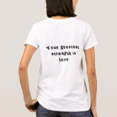 T-shirt ras-de-cou pour femmes (Dos)
