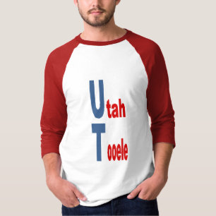 T-Shirt ras du cou à manches pour hommes UTAH TOUR