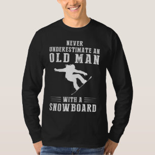 T-shirt Rasage des pentes et sourires : Vieux Masters Snow