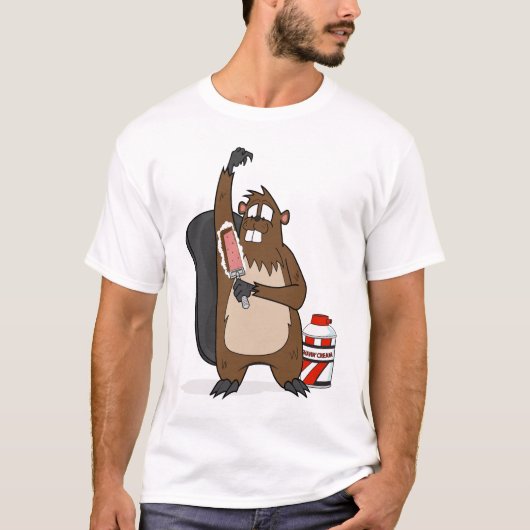 T-shirt Rasage du castor (Devant)