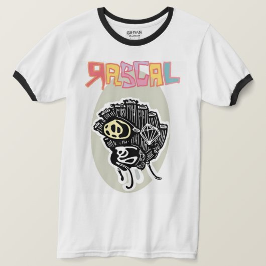 T-shirt Rascal à l'œil de diamant (Design devant)