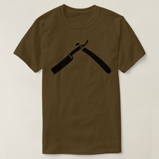 T-shirt Rasoir à raser (Design devant)
