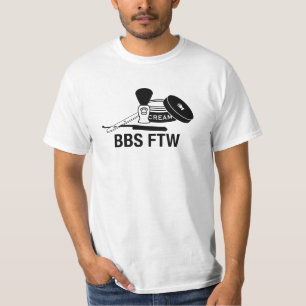 T-shirt Rasoir droit de BBS FTW - pièce en t légère