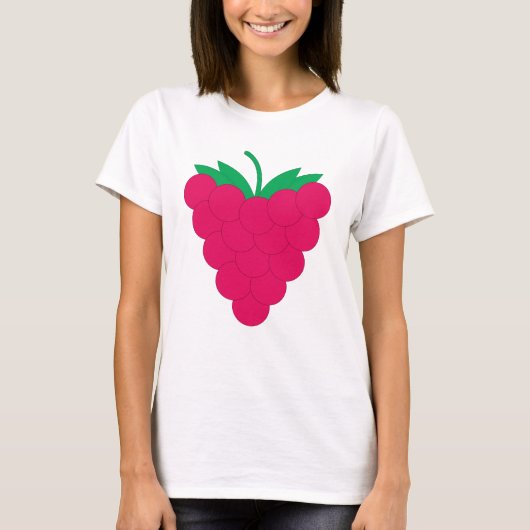 T-shirt Raspberry Fruit Pink (Devant)
