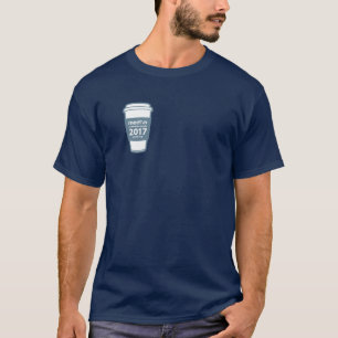 T-shirt Rassemblement-dans la tasse 2017 de café de
