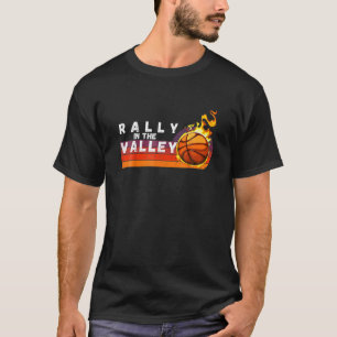T-shirt Rassemblement Dans La Vallée Flaming Basketball Re