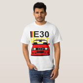 T-shirt Rassemblement de BMW E30 (Devant entier)